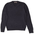 Marks & Spencer Herren-Pullover mit V-Ausschnitt, Mittelblau, Acryl
