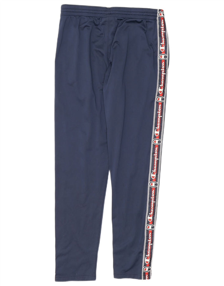 Champion Herren-Trainingshose mit grafischem Muster, Mittelmarineblau, Polyester