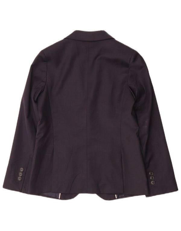 Zara Jungen-Blazer mit 2 Knöpfen, 9–10 Jahre, marineblaue Wolle