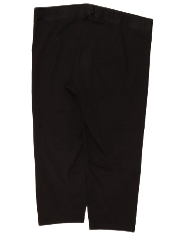 Adidas Damen Climacool Graphic Capri Leggings UK 20/22 XL Schwarz