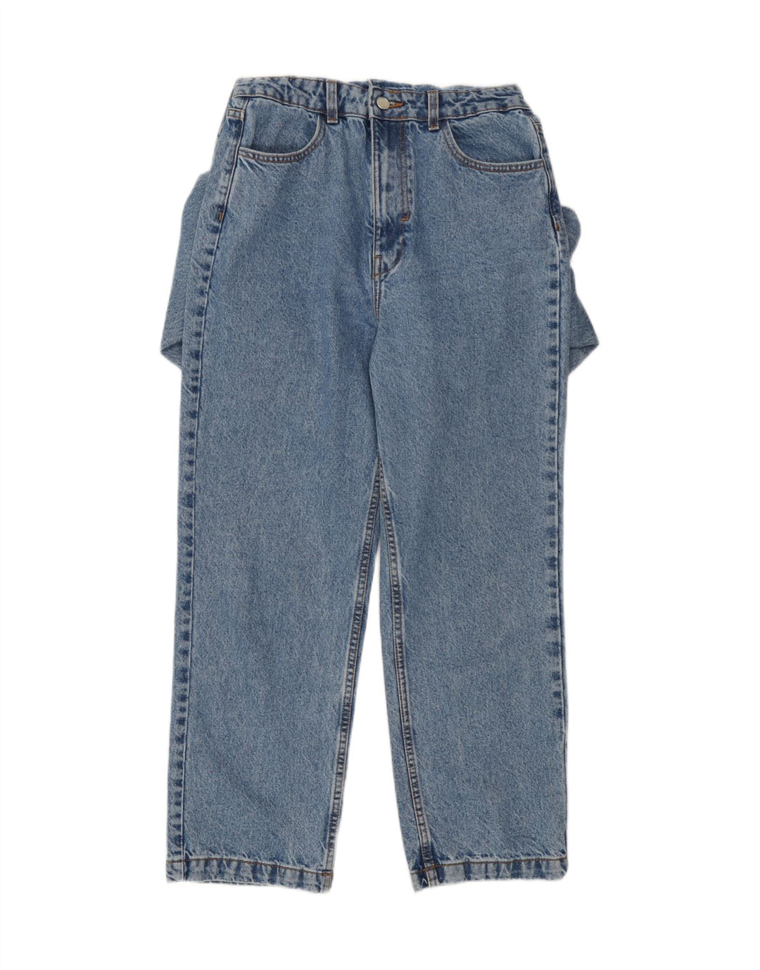 Zara Damen-Jeans-Overall, Größe S, Blau, Baumwolle, UK 10