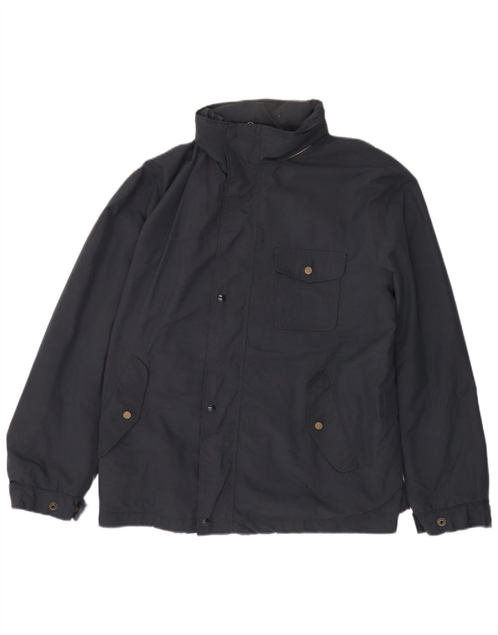 HENRY COTTONS Herren-Utility-Jacke mit Kapuze IT 48 Mittelmarineblau