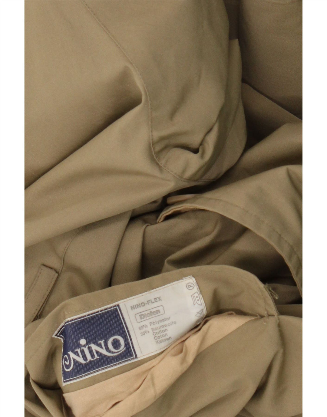 NINO Herrenmantel IT 50 Large Braunes Polyester