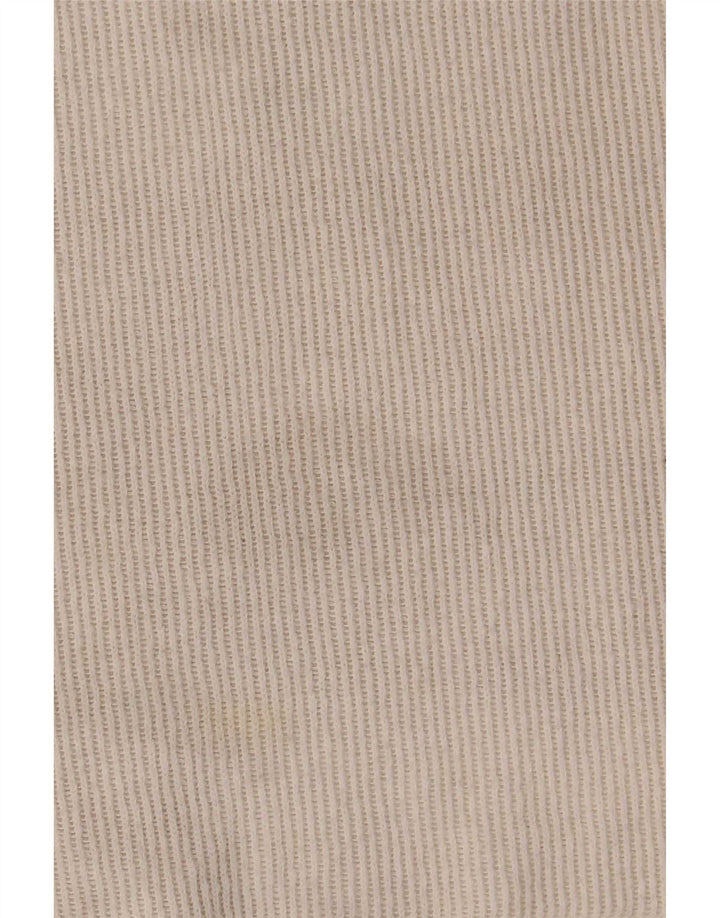 Zara Damen Crop T-Shirt Top UK 16 Large Off White Polyester