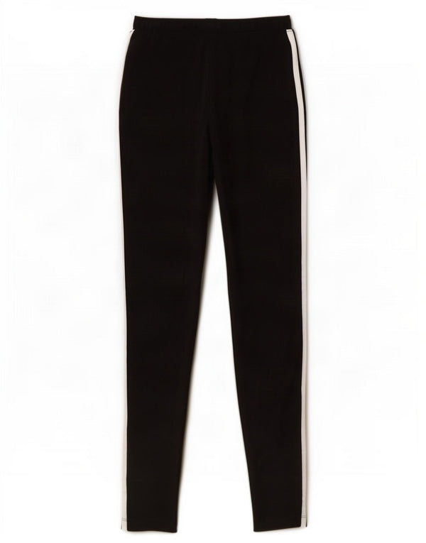 Adidas Damen Leggings UK 6 XS Schwarz Baumwolle