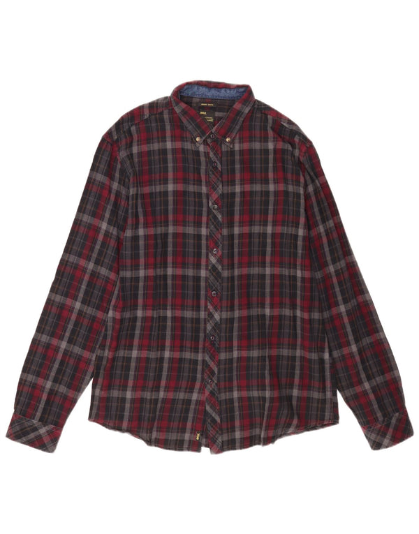 Rifle Herren Flanellhemd XL Rot kariert