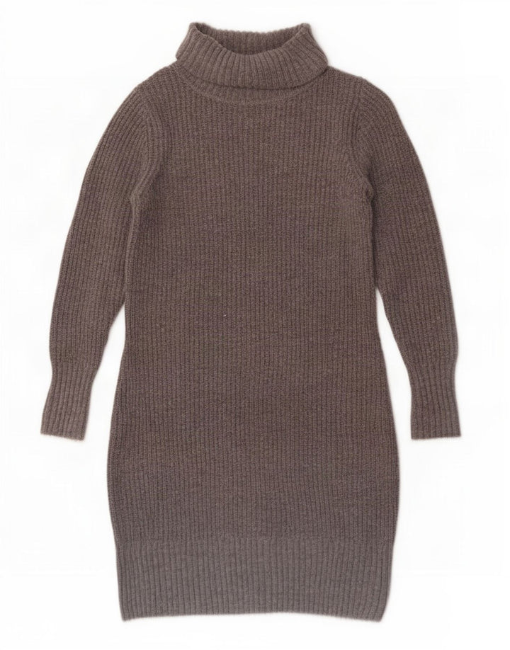 Boden Damen Pulloverkleid UK 12 Mittelgrau