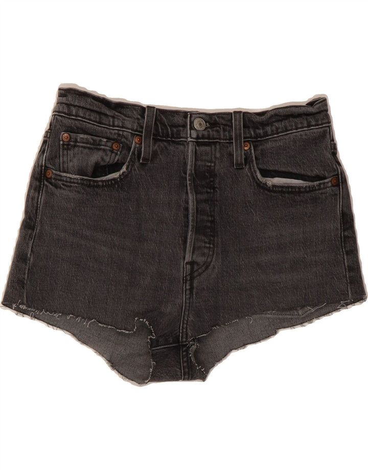 LEVI'S Womens 501 Denim Shorts W28 Medium  Grey Cotton Vintage Levi's and Second-Hand Levi's from Messina Hembry 