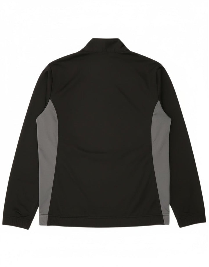 Champion Herren-Trainingsanzug-Top-Jacke XL, schwarzes Colourblock-Polyester