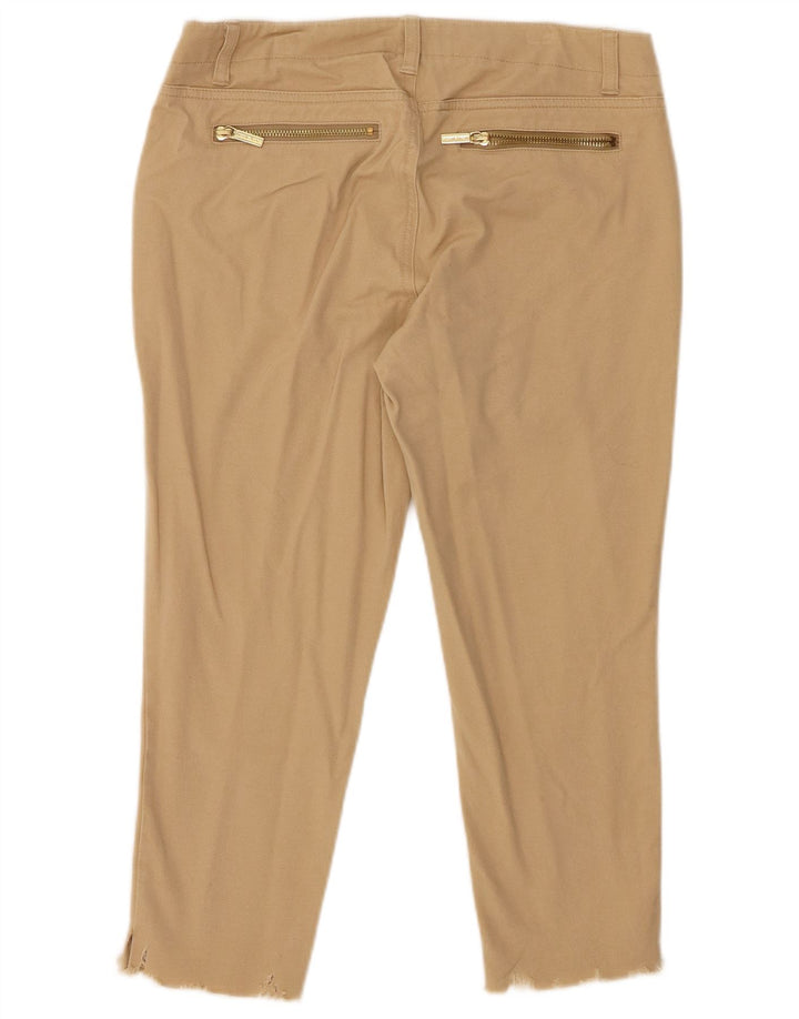 MICHAEL KORS Damen Caprihose US 4 Small W30 L21 Beige