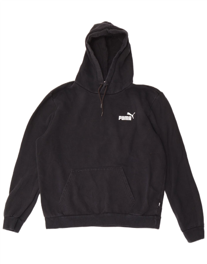 Puma Herren Kapuzenpullover, groß, schwarze Baumwolle
