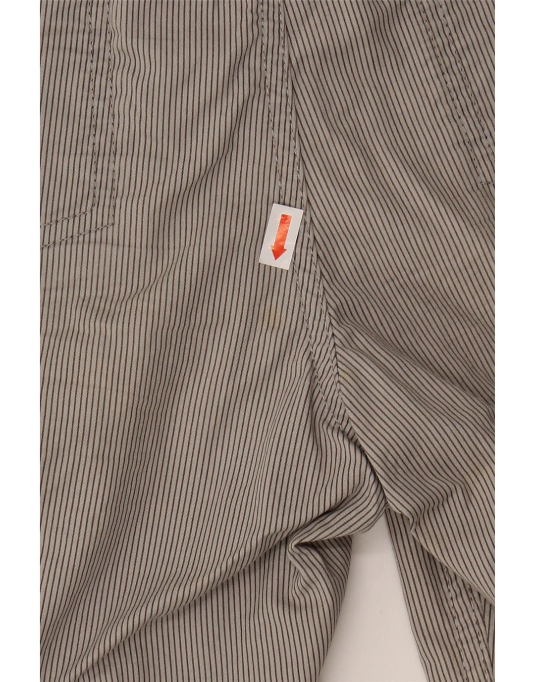 PUMA Mens Cargo Shorts W30 Medium Grey Pinstripe Cotton