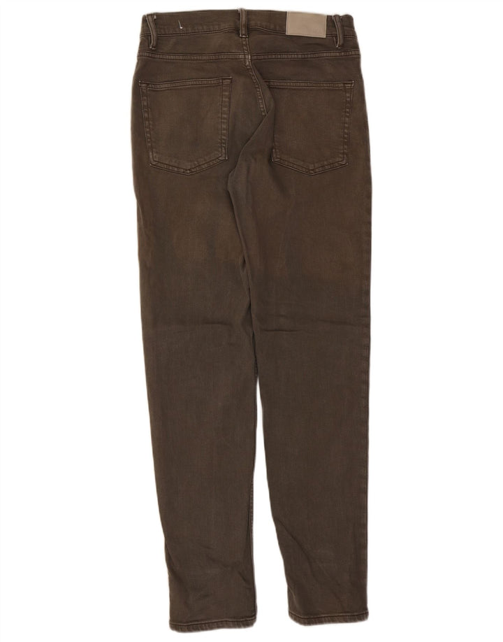 Zara Herren Tapered Jeans EU 40 Medium W31 L31 Braun