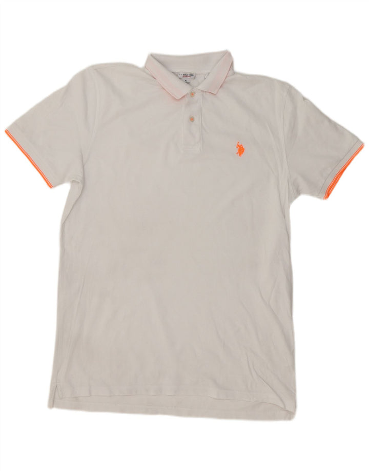 U.S. POLO ASSN. Mens Polo Shirt XL White