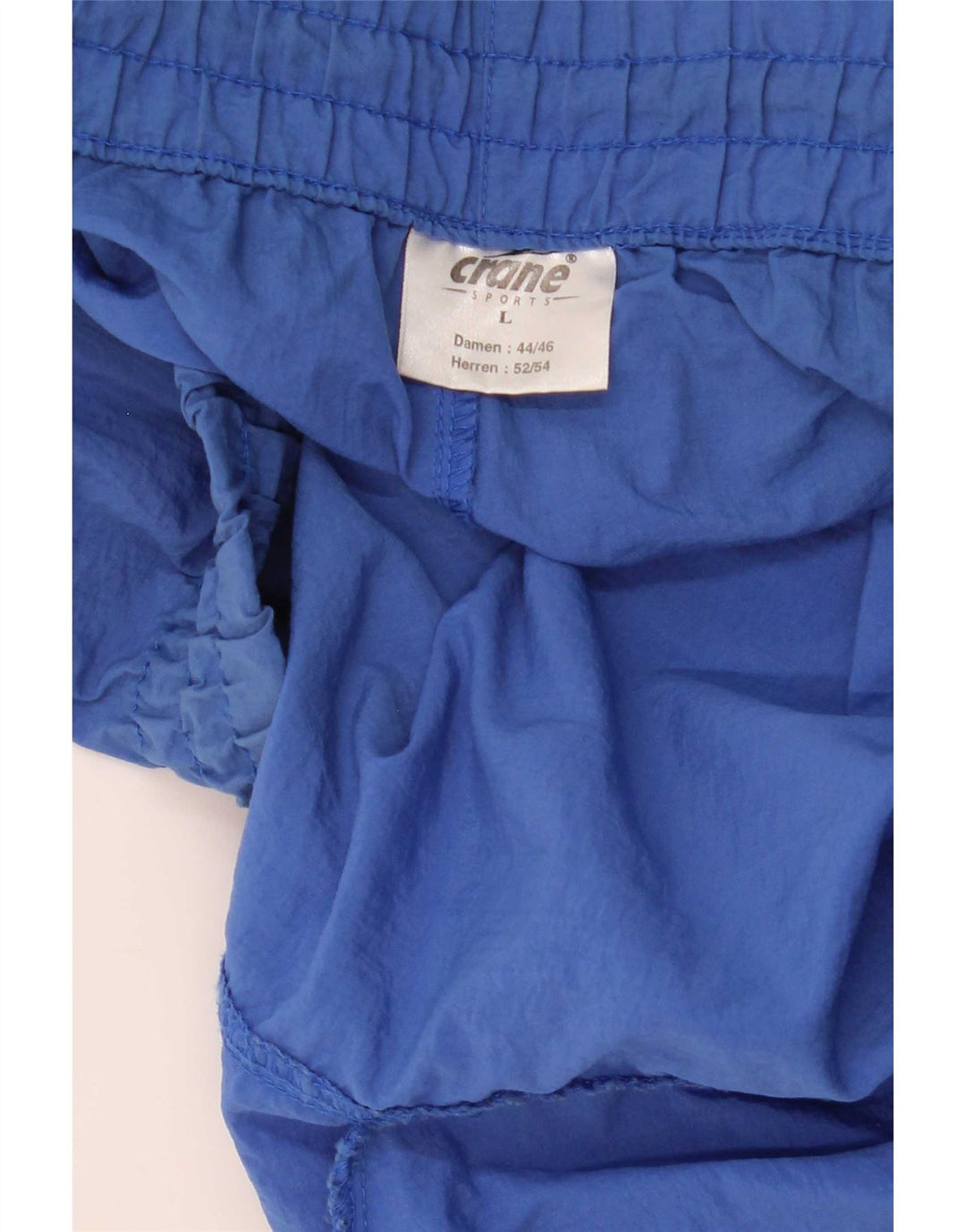 Crane Herren-Trainingshose, Jogginghose, Größe L, Blau, Polyamid