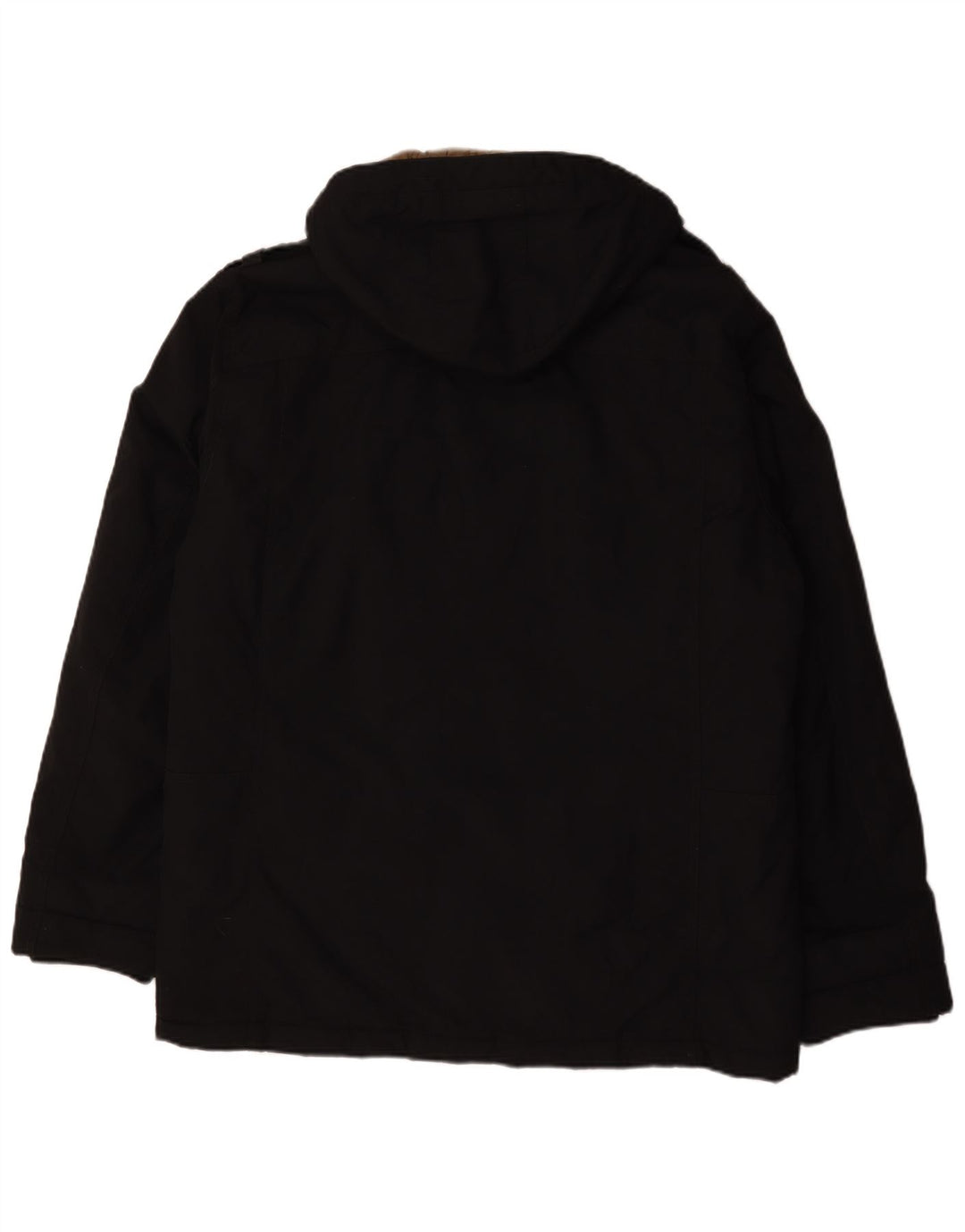 S.Oliver Herren-Jacke mit Kapuze, gepolstert, UK 42, XL, Schwarz, Polyester