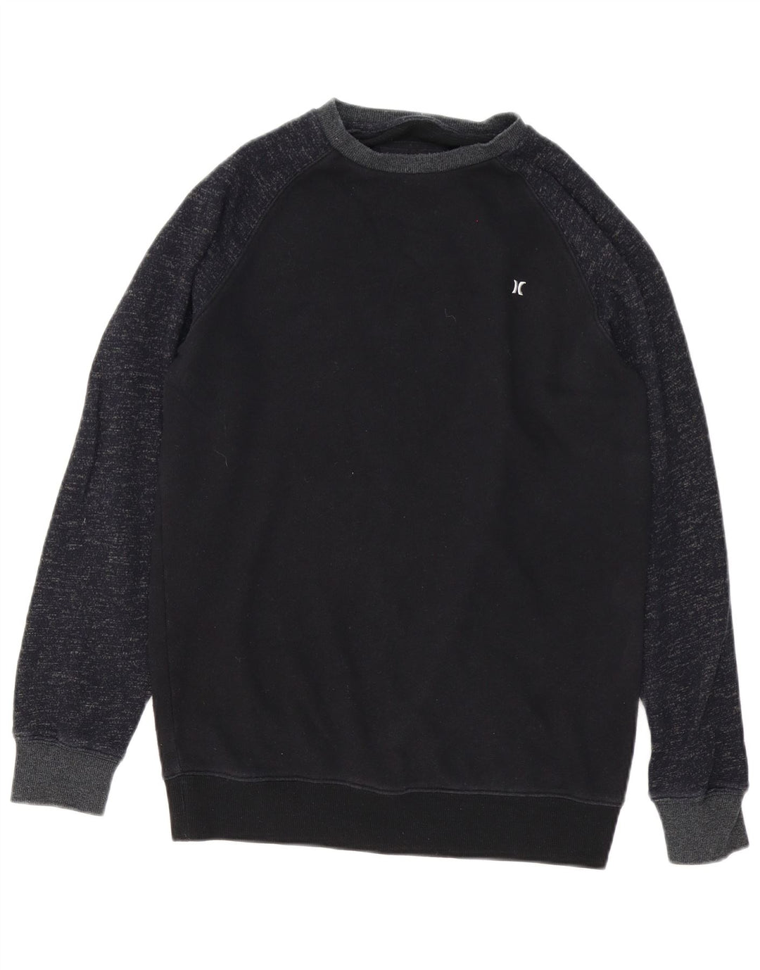 Hurley Herren-Sweatshirt-Pullover, klein, marineblau gesprenkelte Baumwolle
