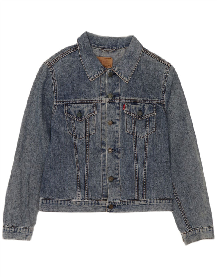 Levi's Jeansjacke für Jungen, 10–11 Jahre, XL, blaue Baumwolle