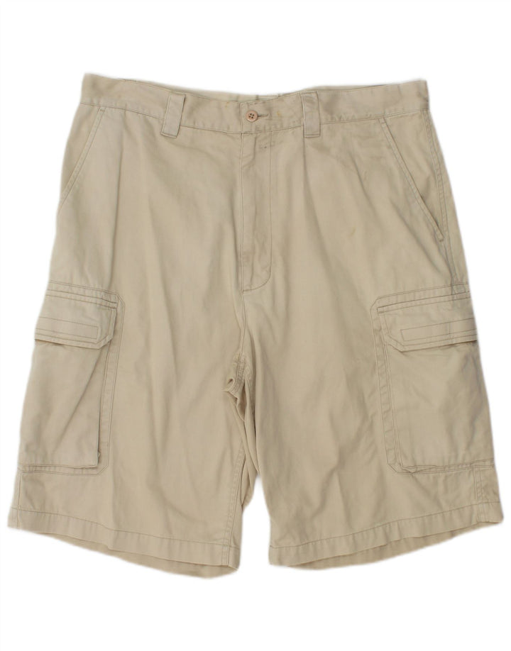Dkny Herren Cargo-Shorts W34 Large Beige Baumwolle