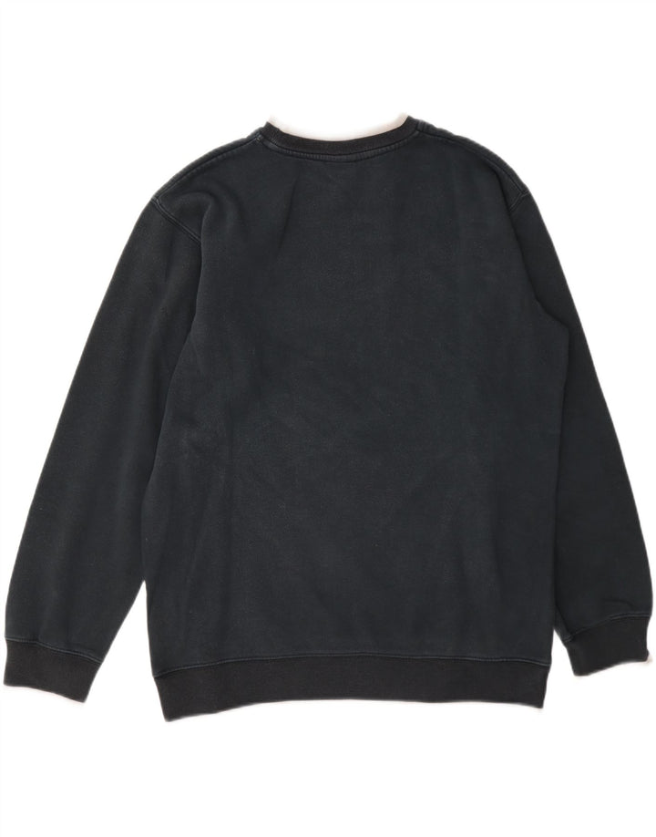 Nike Herren-Sweatshirt-Pullover aus mittelgrauer Baumwolle