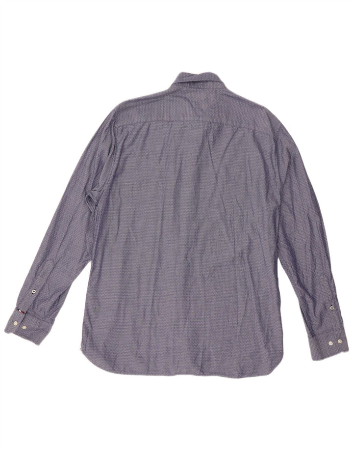 Tommy Hilfiger Herren-Hemd, reguläre Passform, groß, marineblau, Baumwolle