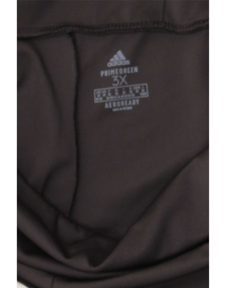 Adidas Damen Leggings UK 28/30 3XL Schwarz