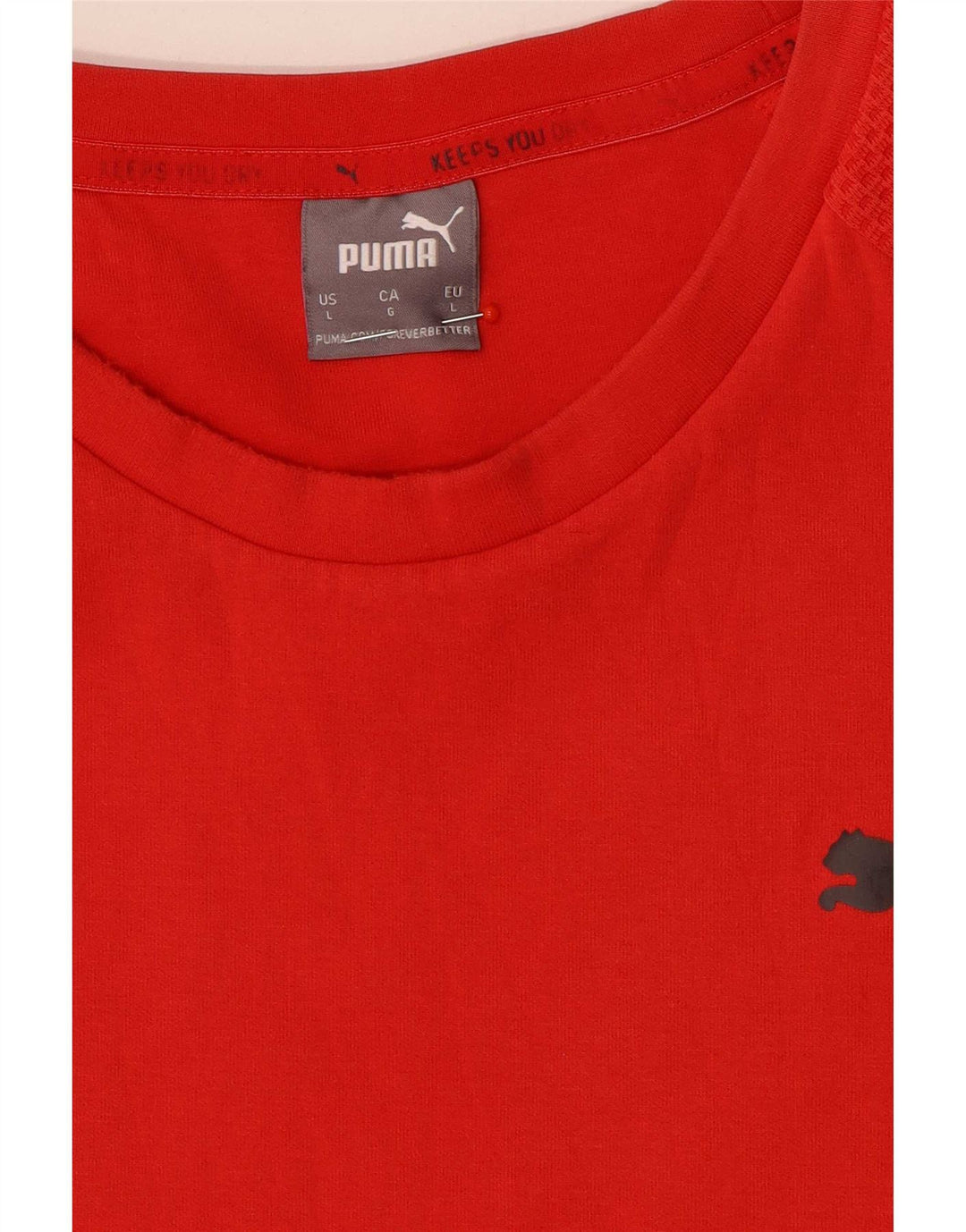 Puma Herren Top Langarm Large Rot