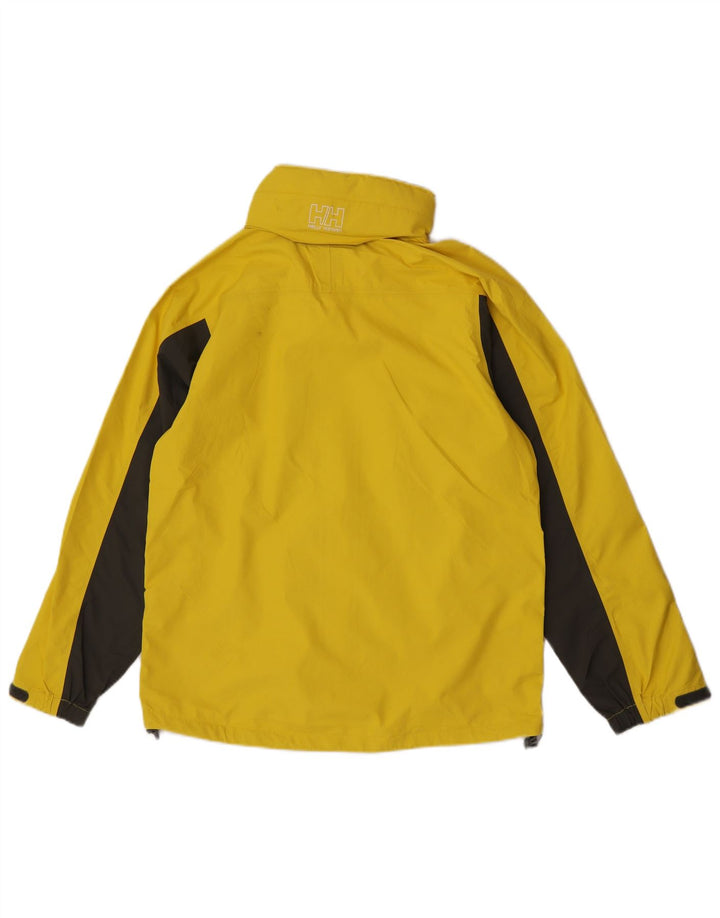Helly Hansen Damen-Regenjacke mit Kapuze, UK 16, Größe L, Gelb, Farbblock