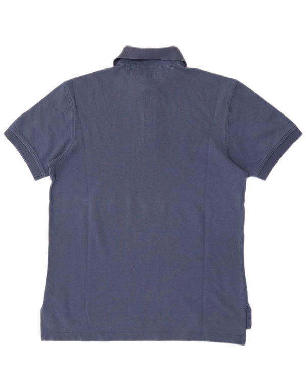 Tommy Hilfiger Mens Polo Shirt Small Navy Blue Cotton