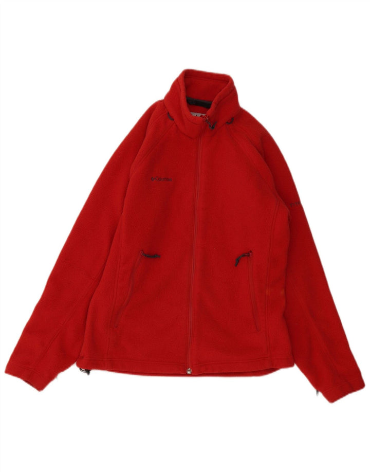 Columbia Damen Interchange Liner Fleecejacke UK 10 Small Rot Polyester
