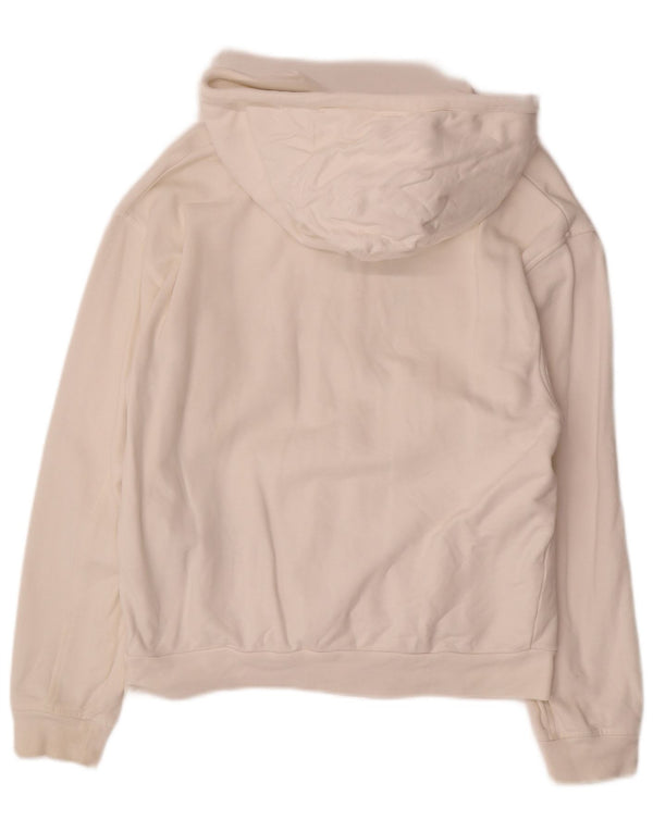 Levi's Womens Graphic Oversized Hoodie Pullover UK 2 2XS Weiße Baumwolle