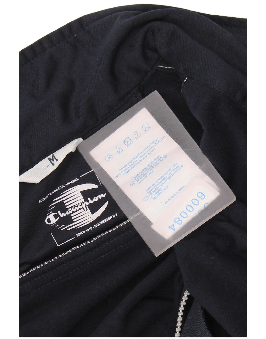 CHAMPION Herren-Trainingsanzug-Oberteil, Mittelgroßes marineblaues Polyester