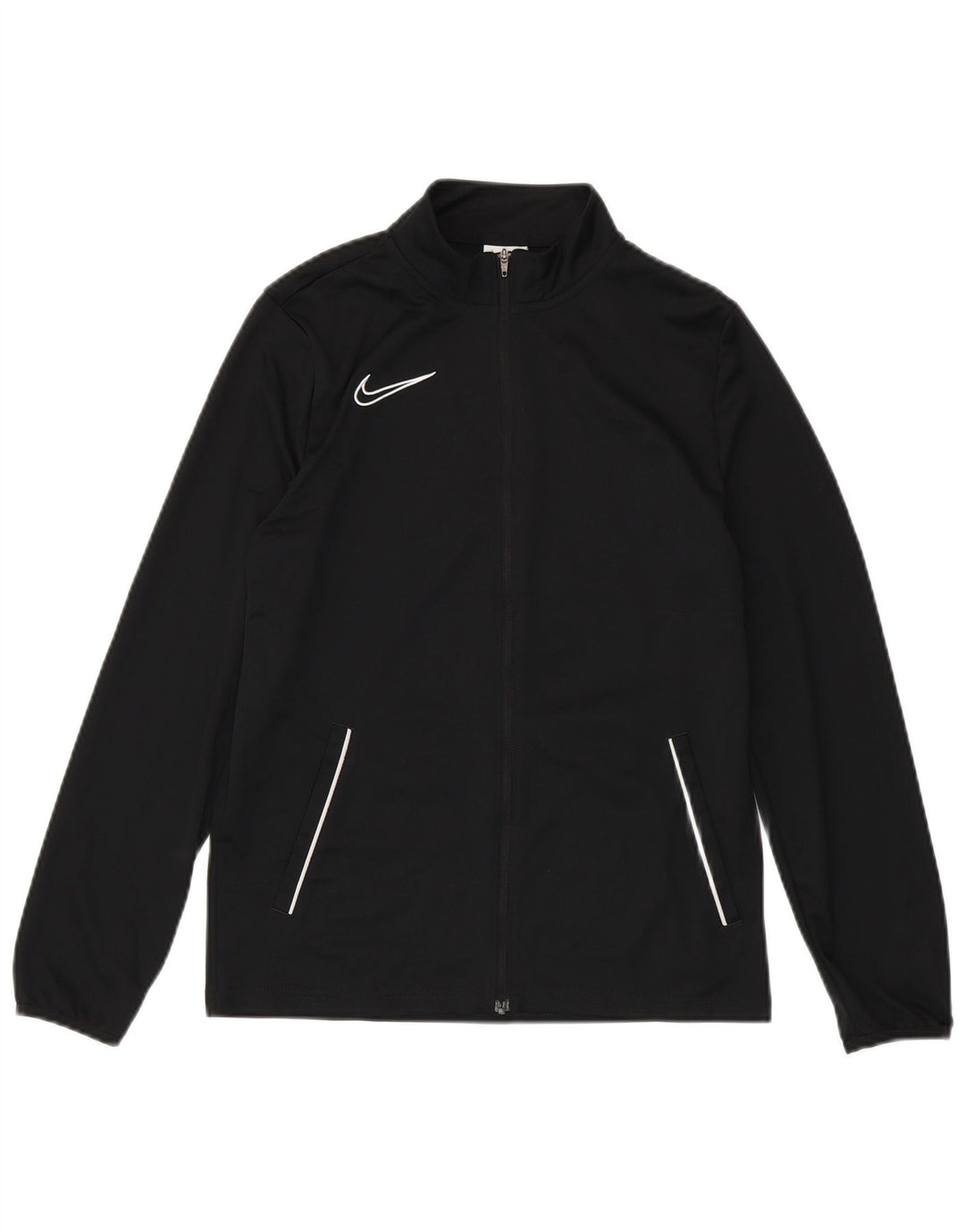 Nike Jungen Dri Fit Trainingsanzug Top Jacke 13–14 Jahre XL Schwarz Polyester
