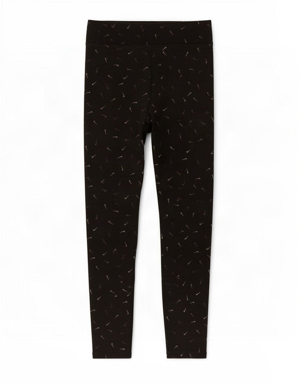 Nike Mädchen-Leggings mit Grafik, 8–9 Jahre, Größe S, schwarze Baumwolle
