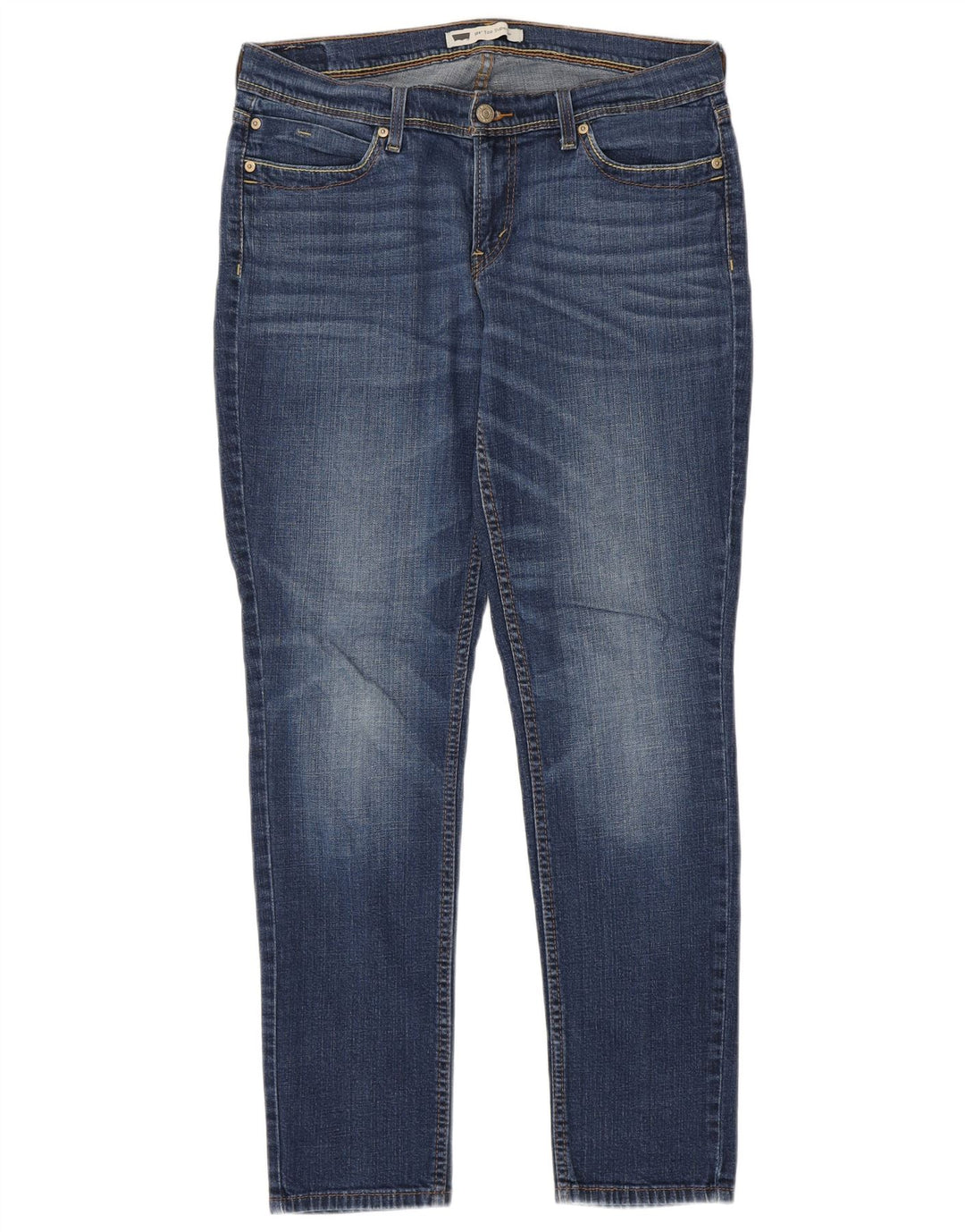 Levi's Damen 524 Super Low Slim Jeans W32 L31 Blau