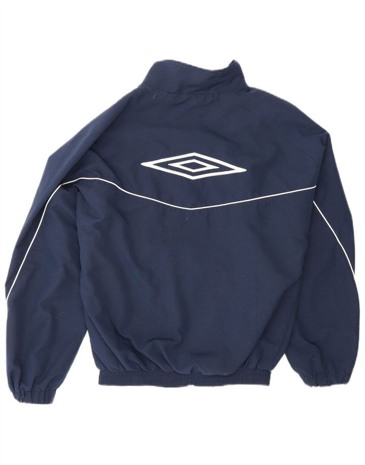 UMBRO Jungen-Trainingsanzugoberteil mit Grafik, 10–11 Jahre, mittleres Marineblau