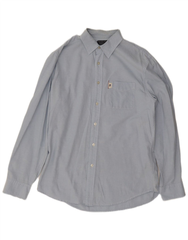 Ralph Lauren Herrenhemd aus mittelblauer Baumwolle
