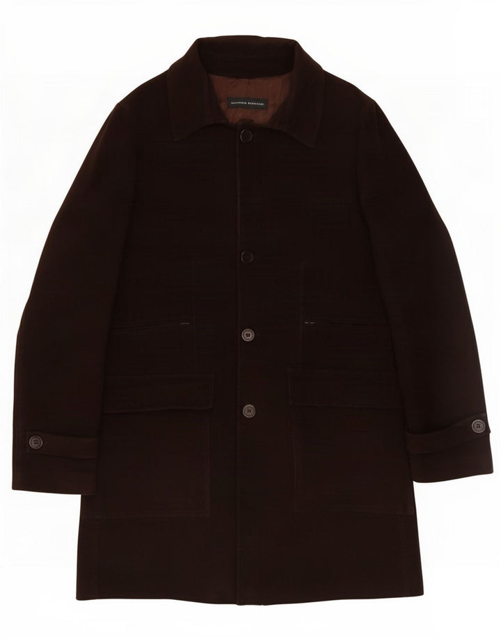 Massimo Rebecchi Herrenmantel UK 38 Mittelbraun