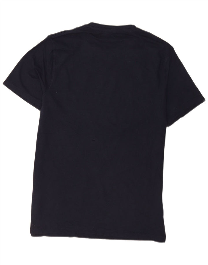 Mountain Warehouse Herren-T-Shirt mit Grafik, mittelmarineblaue Baumwolle