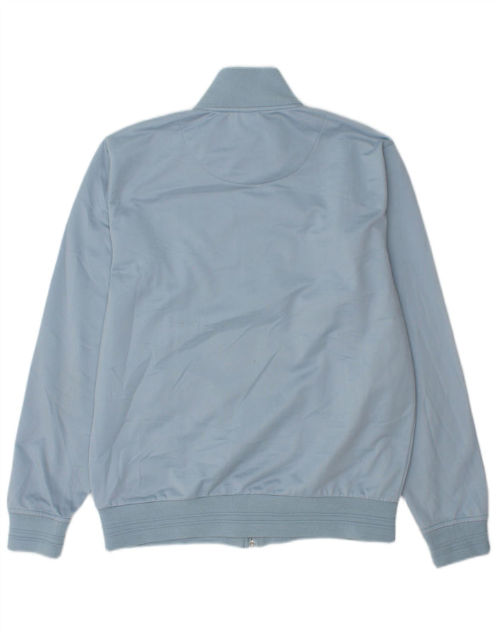 Asics Herren-Trainingsanzugoberjacke aus mittelblauem Polyester