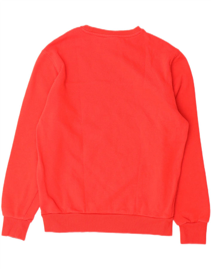 Ellesse Herren-Sweatshirt mit Grafik, mittelrot, Baumwolle, Sport