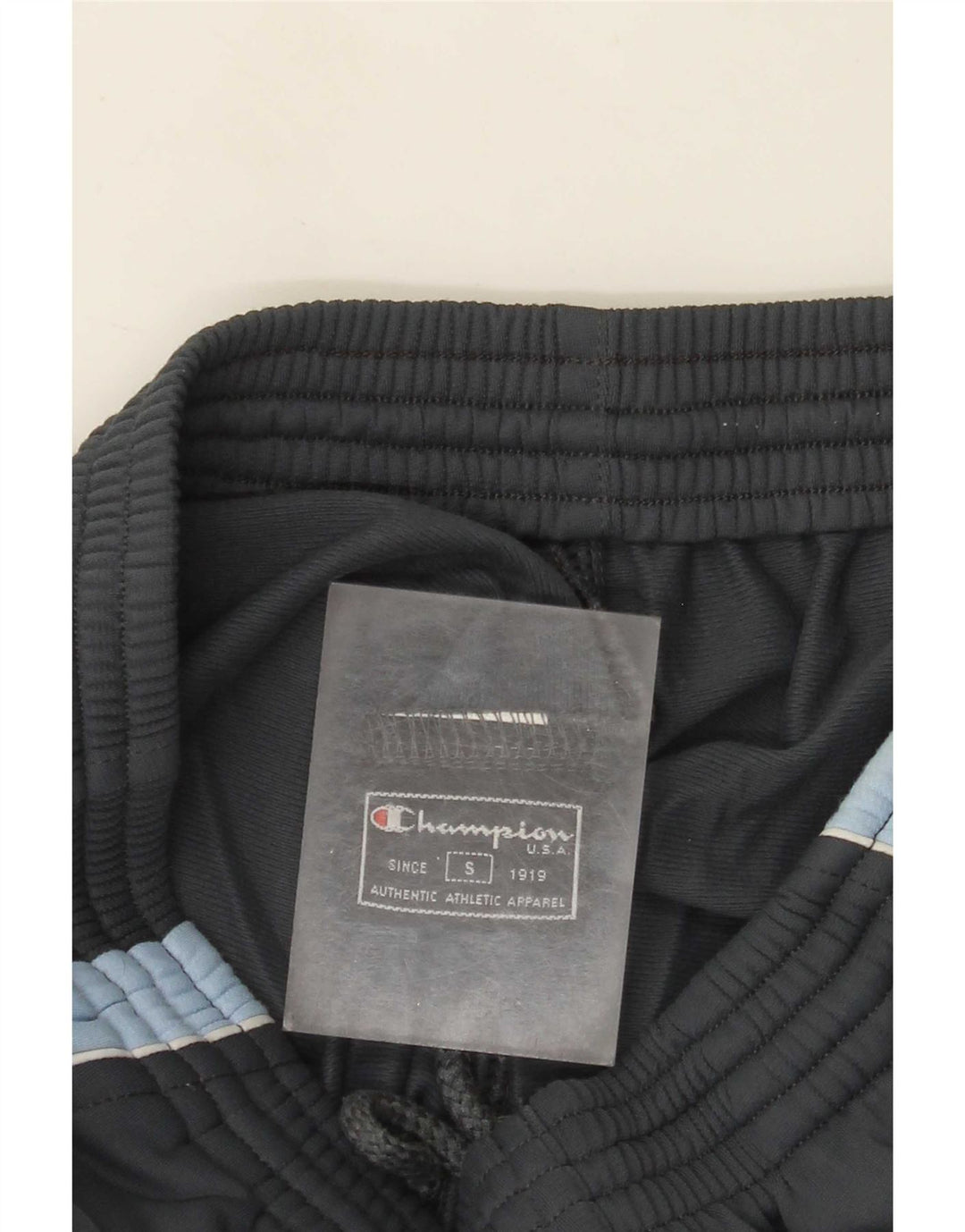 Champion Herren-Trainingshose, Größe S, Grau, Colourblock-Polyester