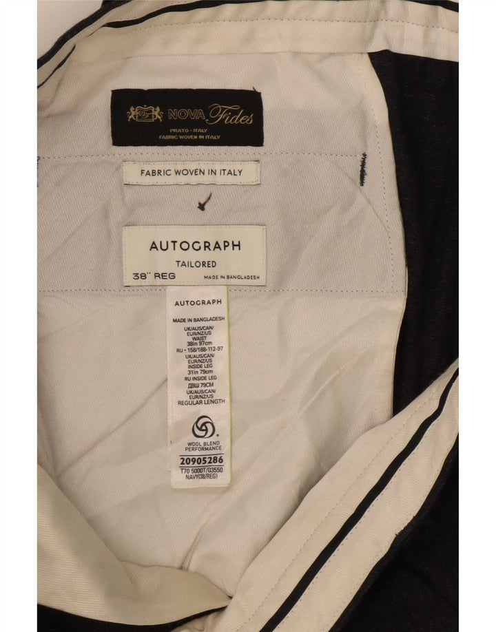 Marks & Spencer Herren Autograph Chinohose W38 L31 Marineblau
