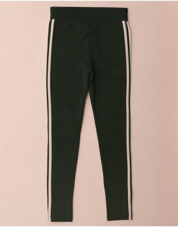 Adidas Womens Leggings UK 4/6 XS Green