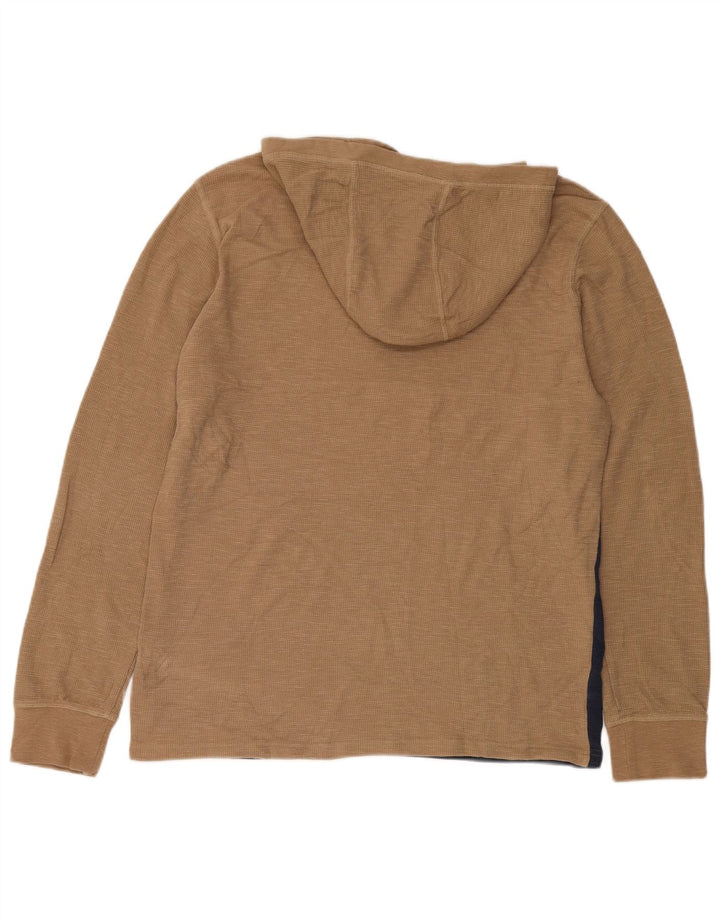Volcom Herren-Kapuzenpullover, groß, beige, Colourblock-Baumwolle
