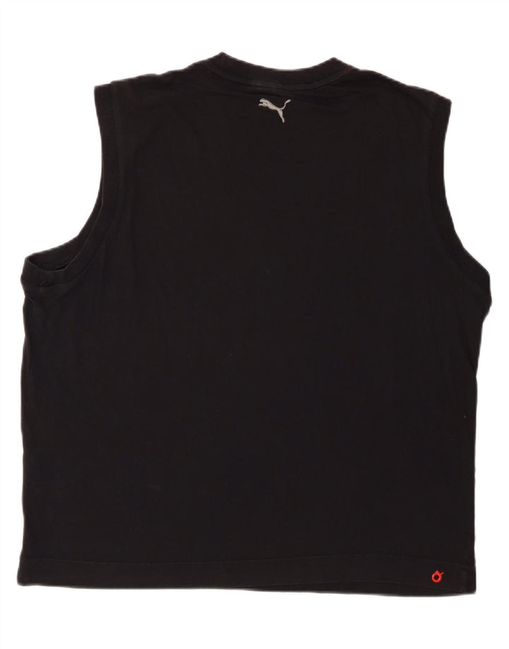 PUMA Herren Graphic Vest Top XL Schwarz