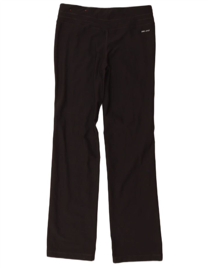 Nike Damen Dri Fit Trainingshose UK 10 Small Schwarz Polyester