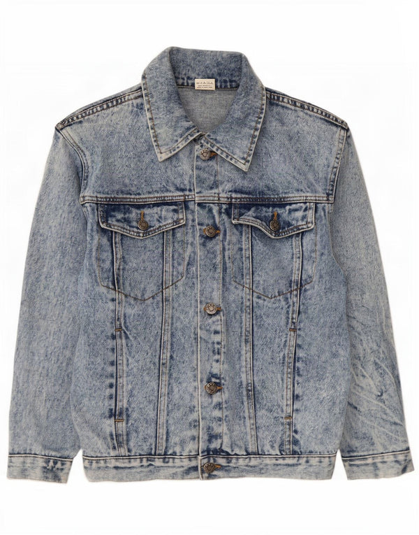 Vintage Jeansjacke für Jungen, 11–12 Jahre, blaue Baumwolle