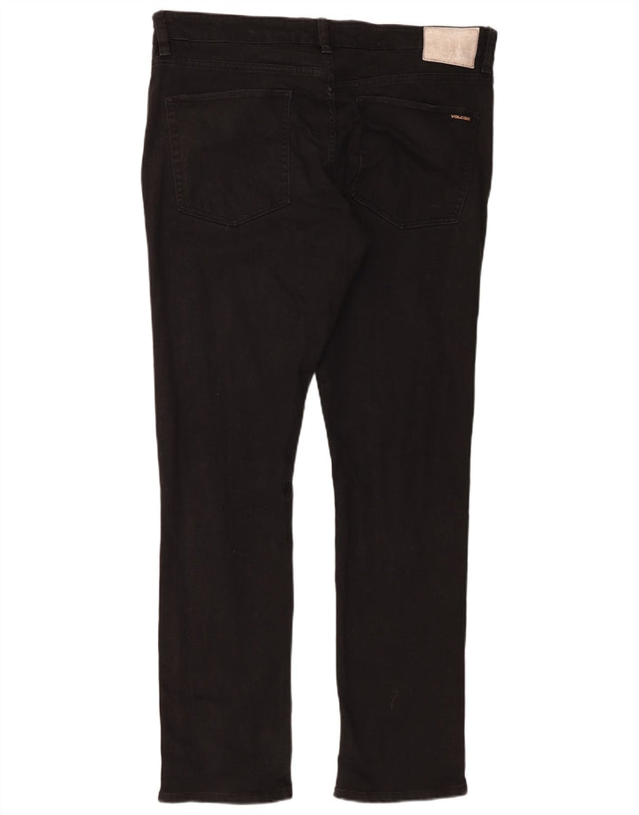 Volcom Herren Skinny Jeans W36 L32 Schwarze Baumwolle