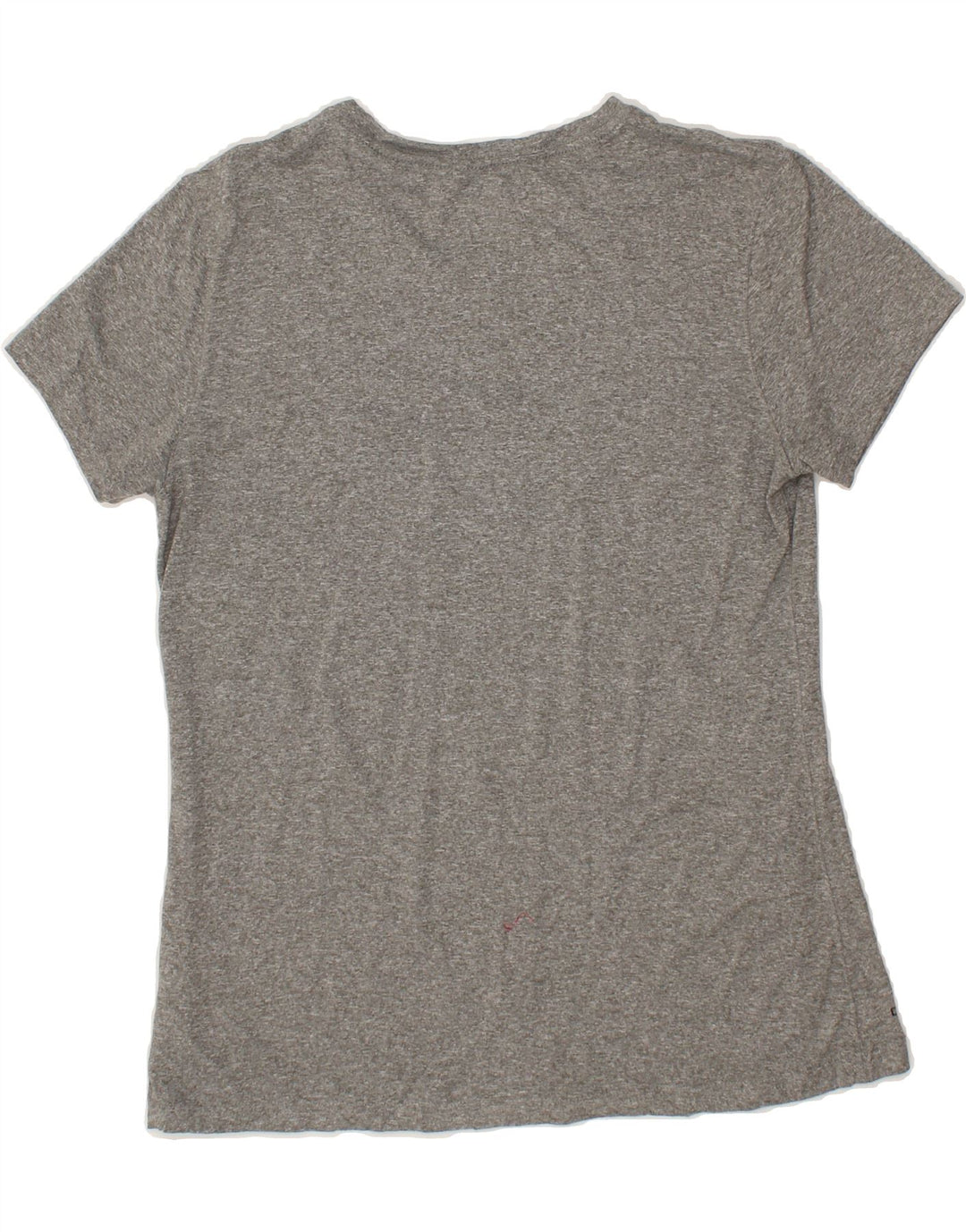 NIKE Womens Dri Fit Graphic T-Shirt Top UK 14 Large Grey Polyester Vintage Nike and Second-Hand Nike from Messina Hembry 